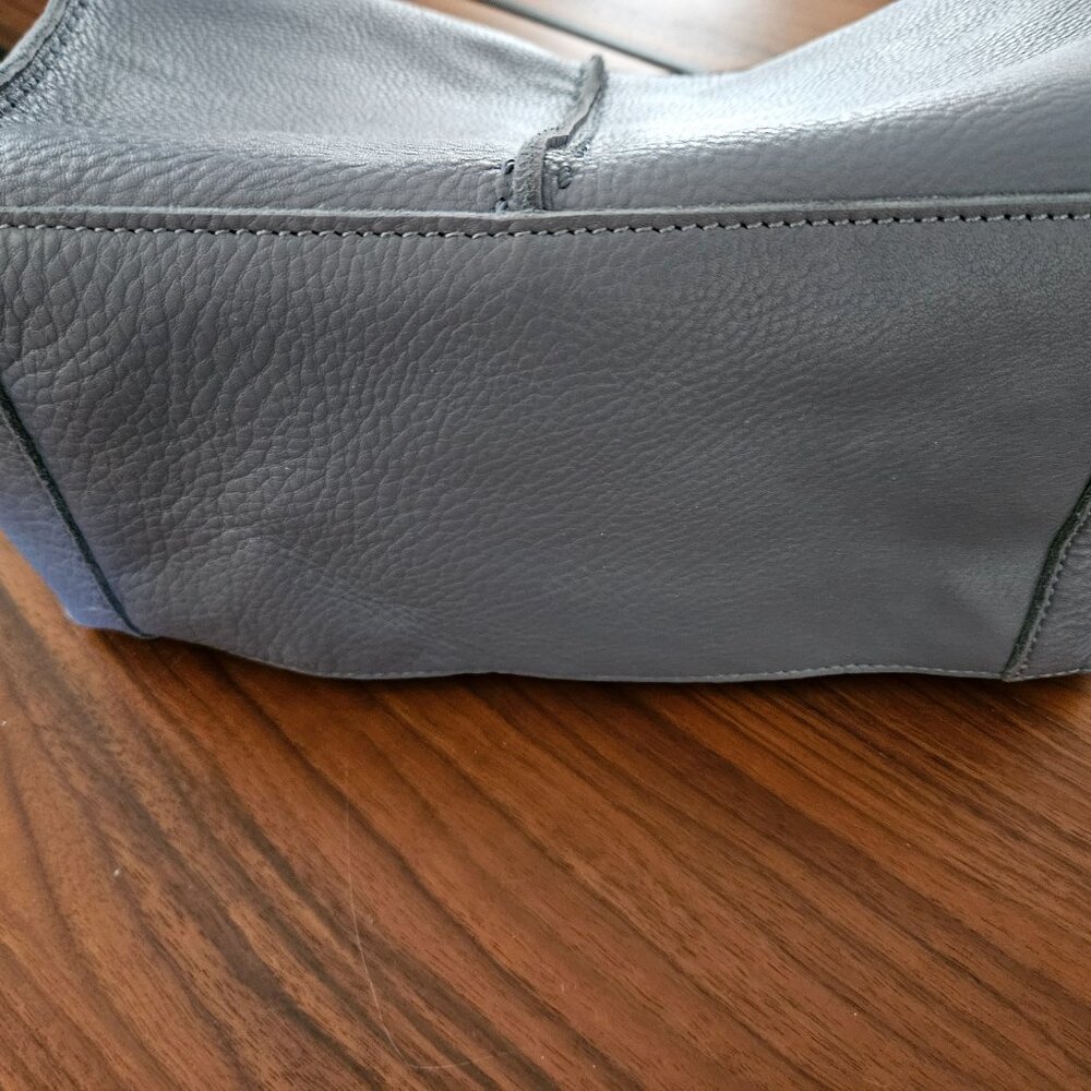 The Sak Blue and Brown Hobo Bag - Picture 2 of 11
